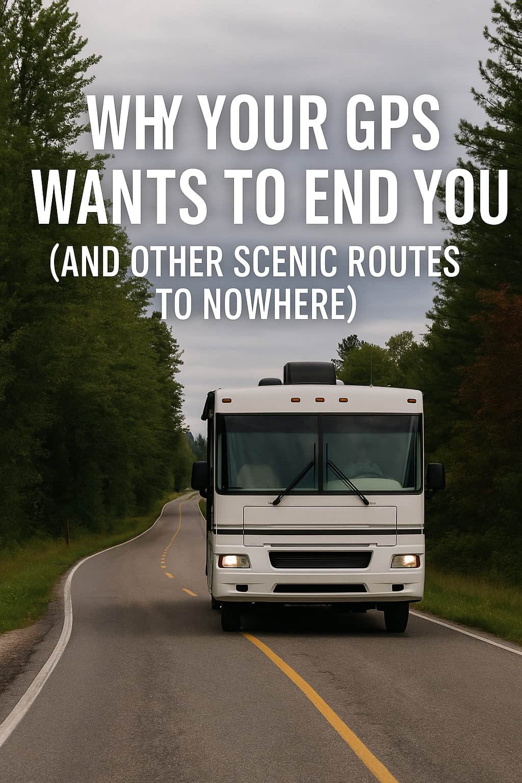 Why Your GPS Wants to End You (and Other Scenic Routes to Nowhere)
