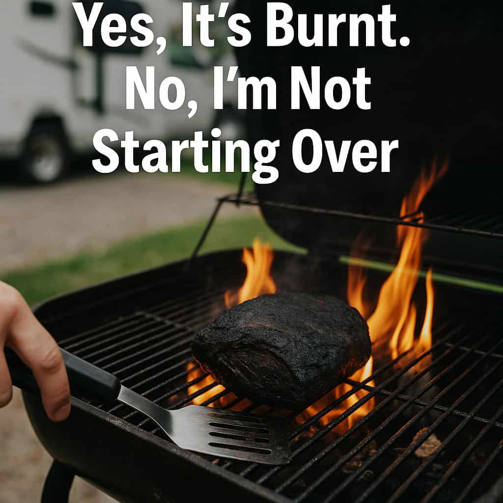 Yes, It’s Burnt. No, I’m Not Starting Over