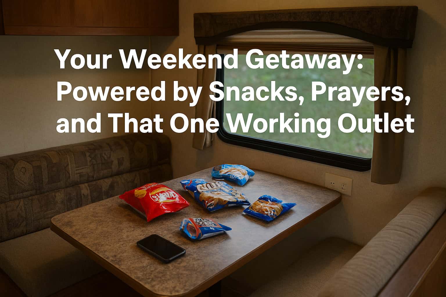 Your Weekend Getaway: Powered by Snacks, Prayers, and That One Working Outlet