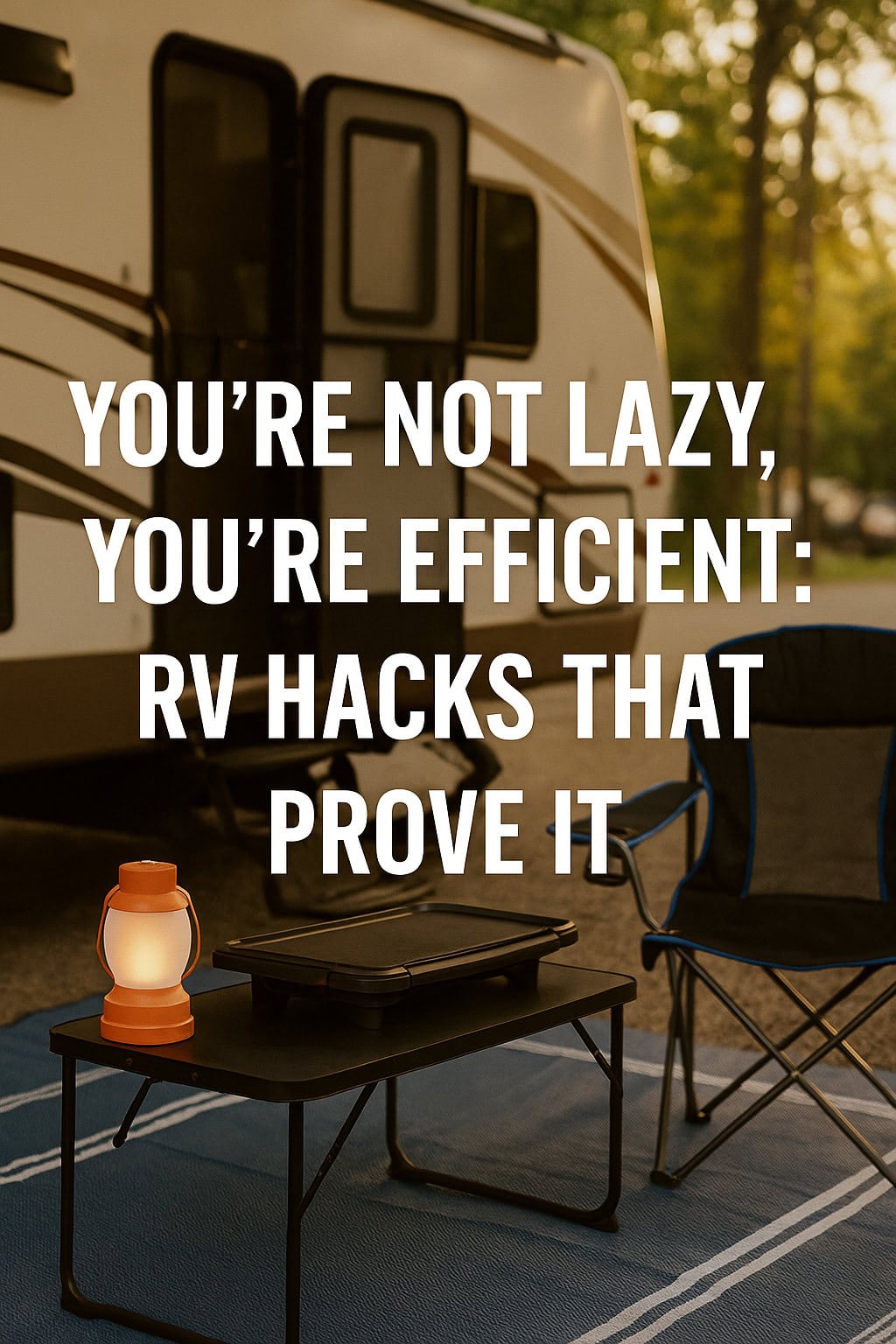 You’re Not Lazy, You’re Efficient (RV Hacks That Prove It)