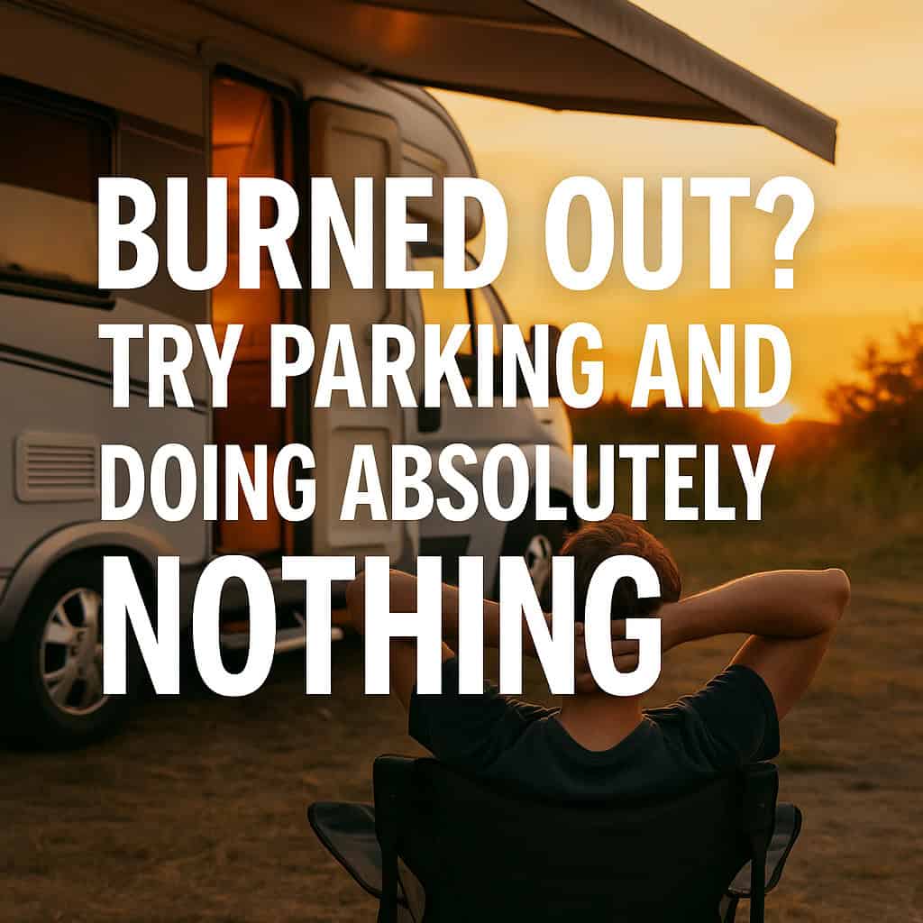 “Burned Out? Try Parking and Doing Absolutely Nothing”