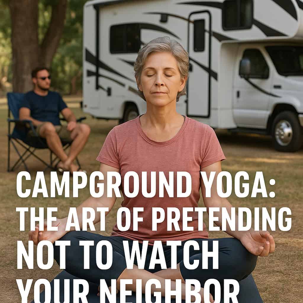 Campground Yoga: The Art of Pretending Not to Watch Your Neighbor