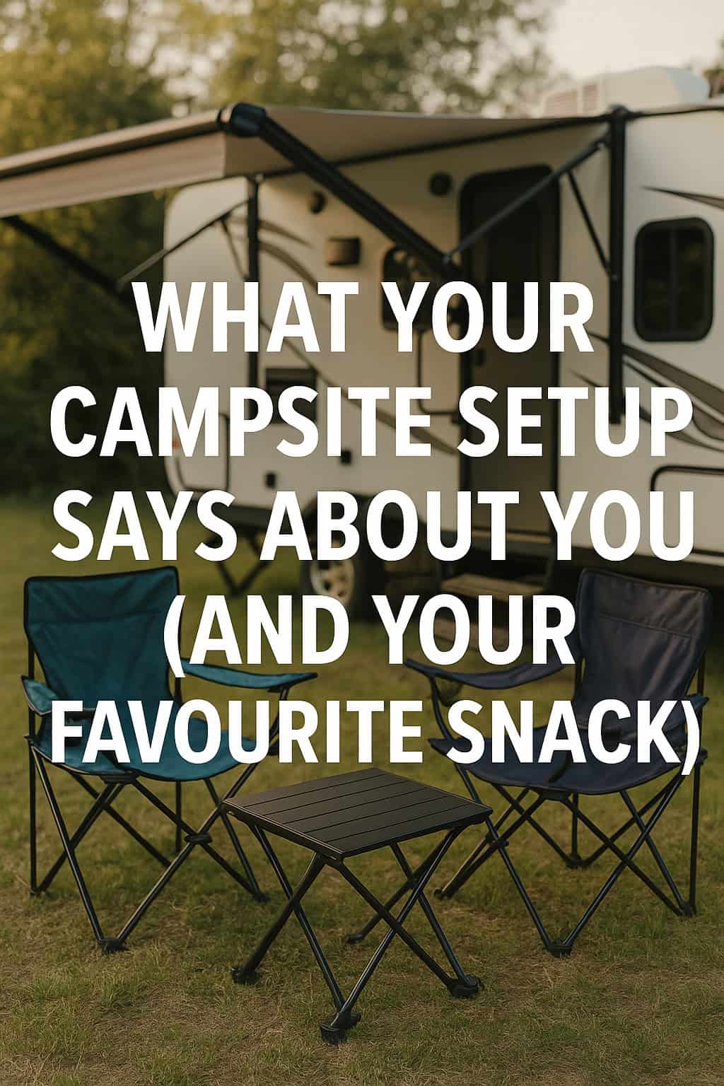 “What Your Campsite Setup Says About You (And Your Favourite Snack)”