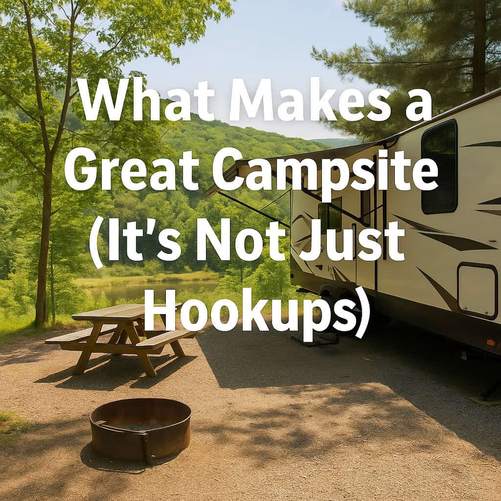 What Makes a Great Campsite (It’s Not Just Hookups)