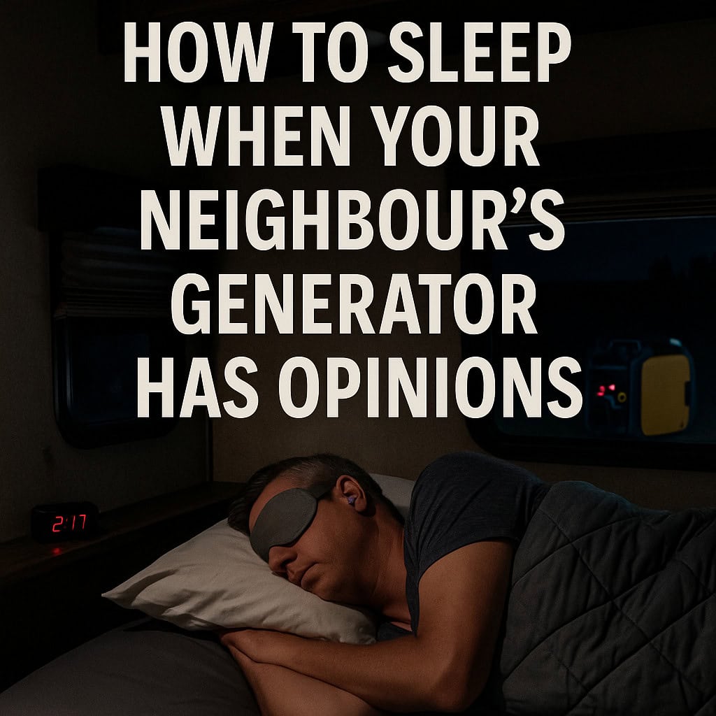 How to Sleep When Your Neighbour’s Generator Has Opinions