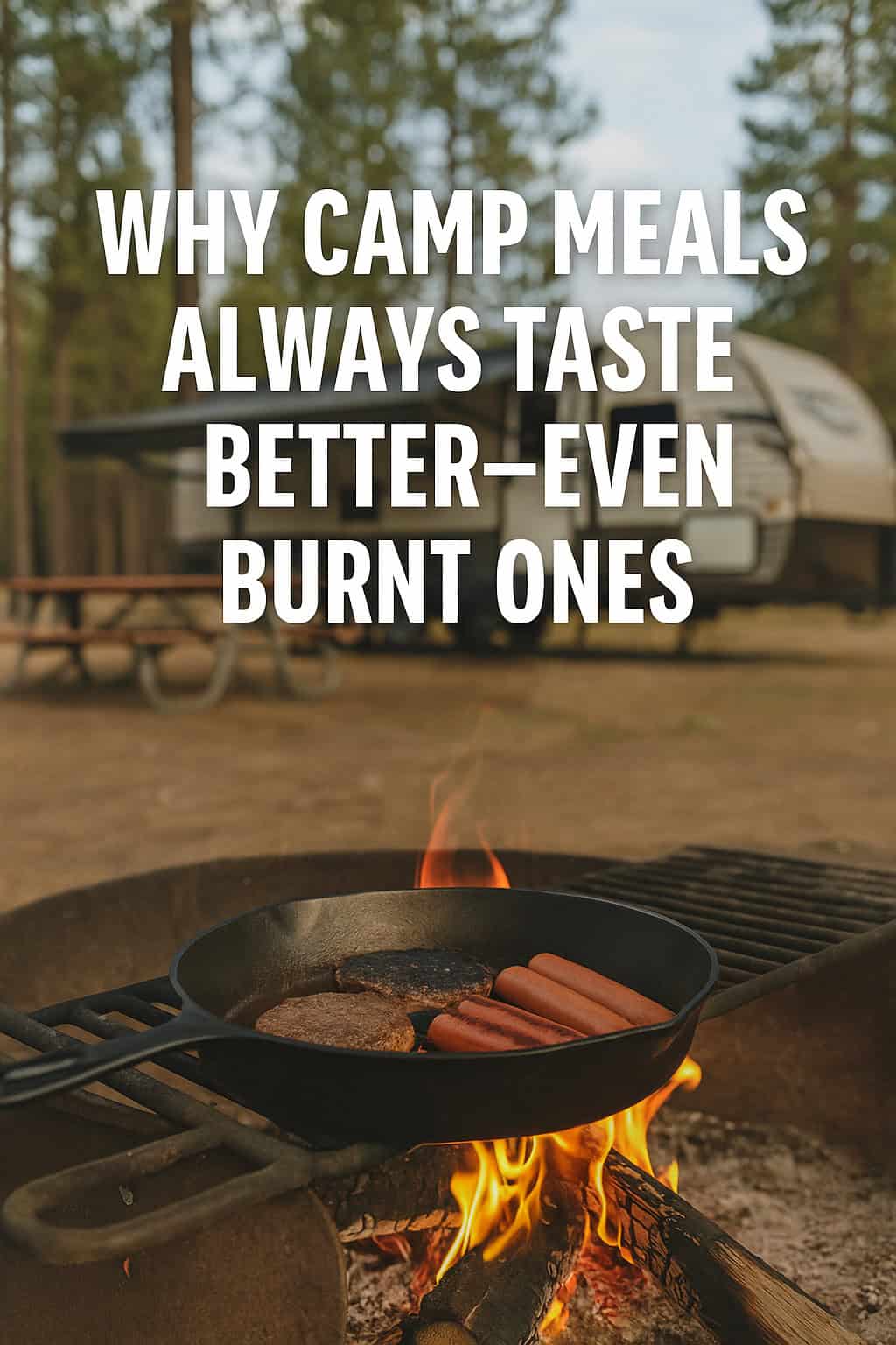 “Why Camp Meals Always Taste Better—Even Burnt Ones”