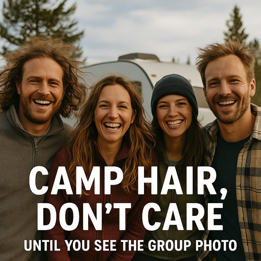 Camp Hair, Don’t Care—Until You See the Group Photo