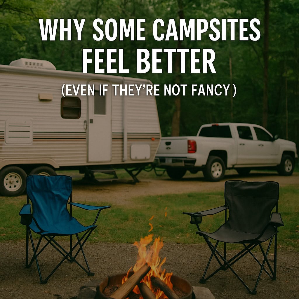 “Why Some Campsites Feel Better (Even If They’re Not Fancy)”