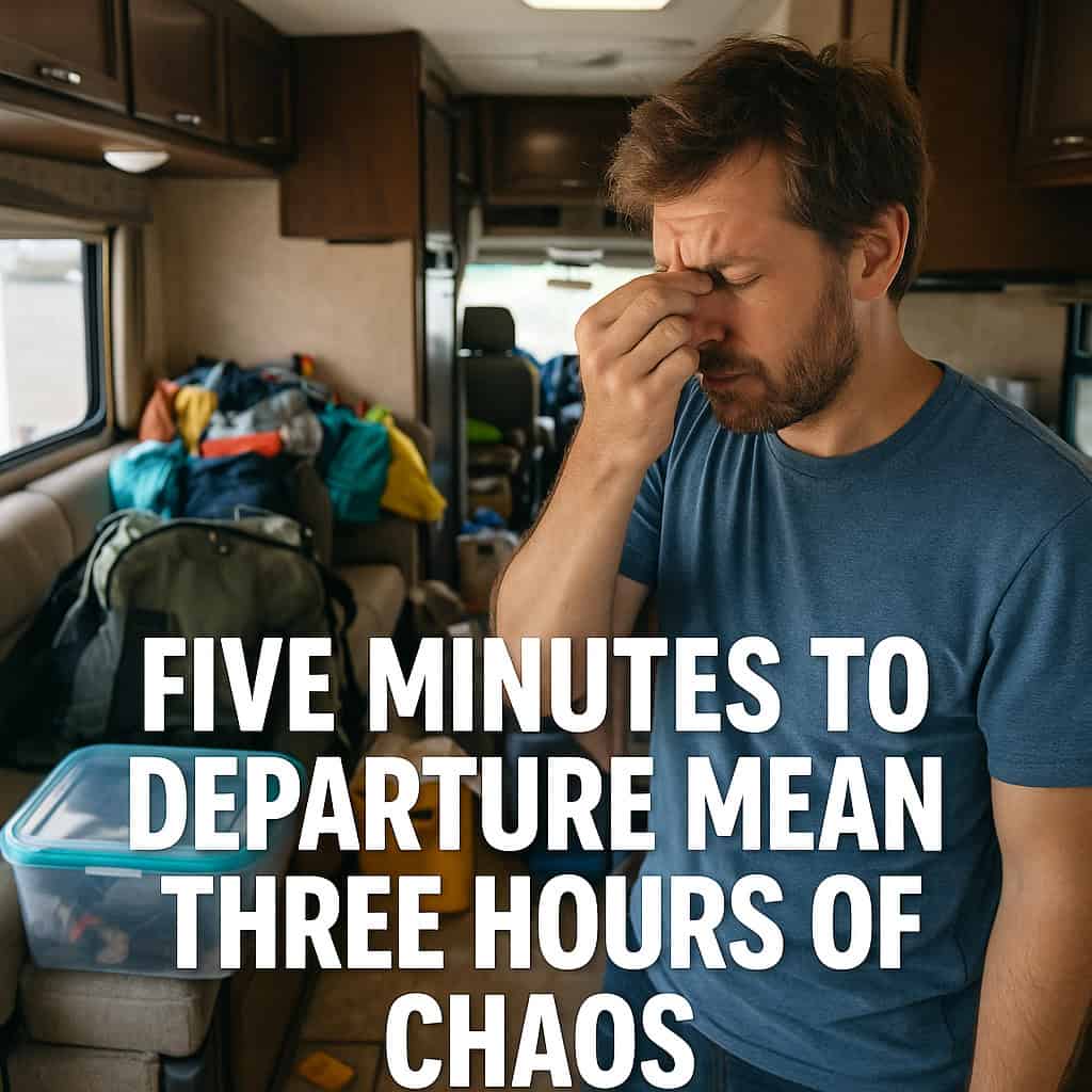 Five Minutes to Departure Means Three Hours of Chaos