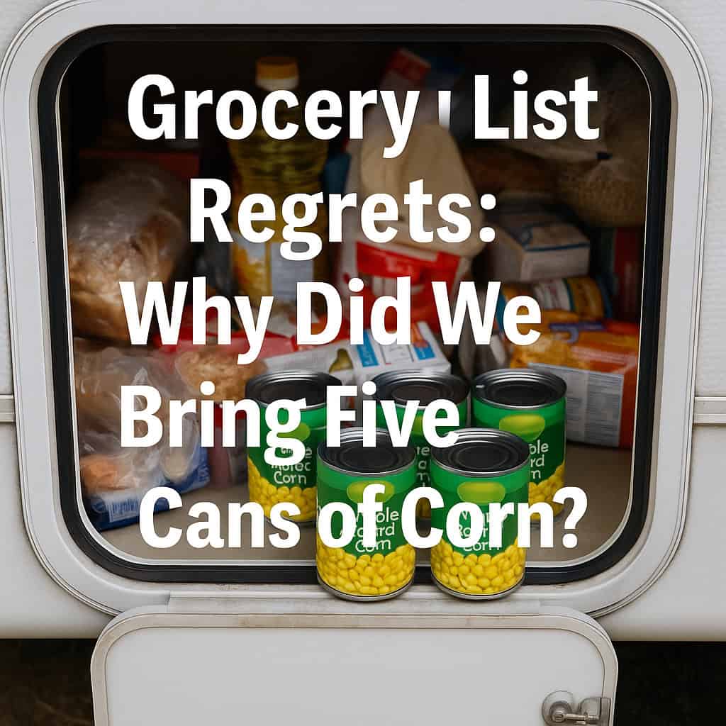 Grocery List Regrets: Why Did We Bring Five Cans of Corn?