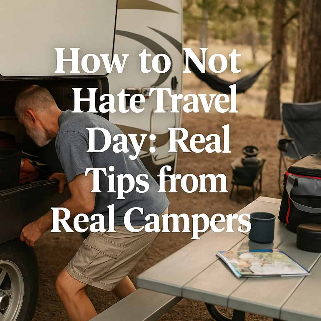 How to Not Hate Travel Day: Real Tips from Real Campers