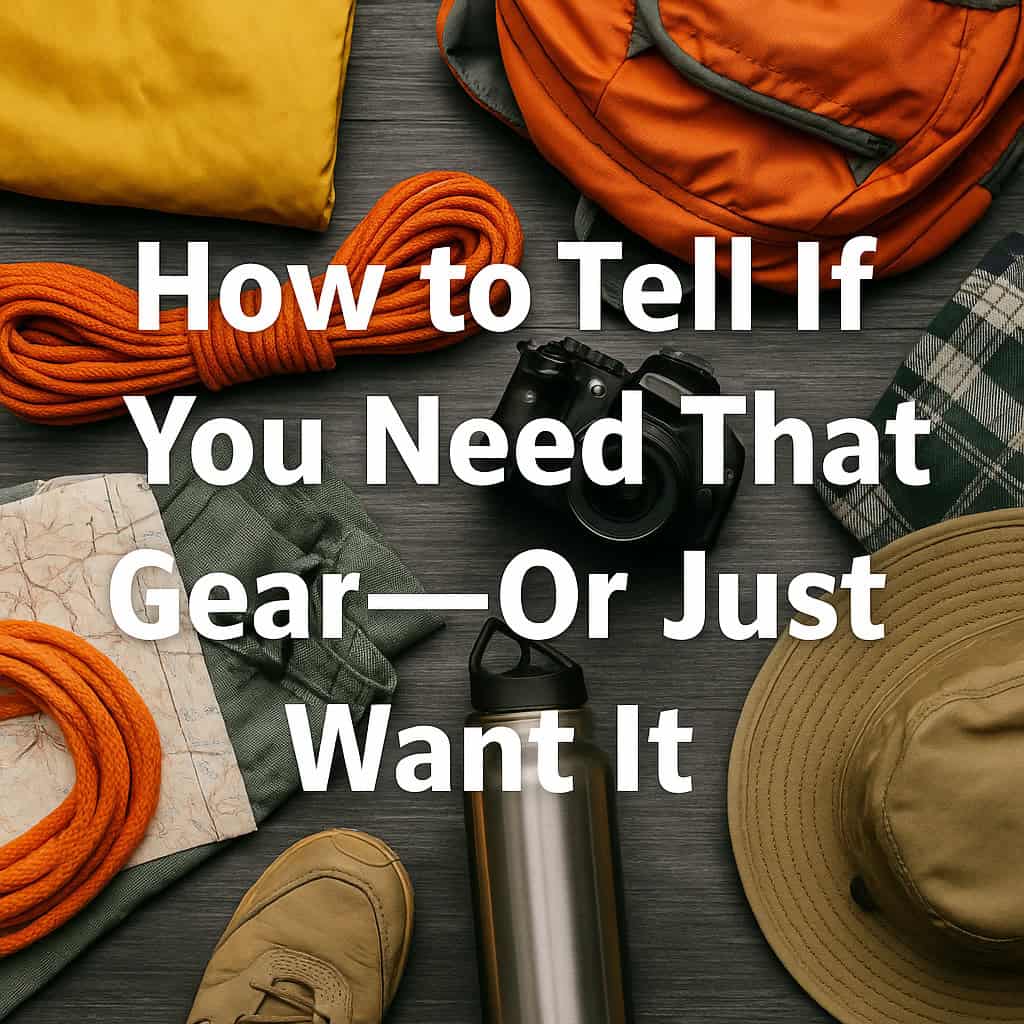 How to Tell If You Need That Gear—Or Just Want It