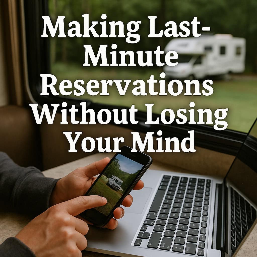 Making Last-Minute Reservations Without Losing Your Mind
