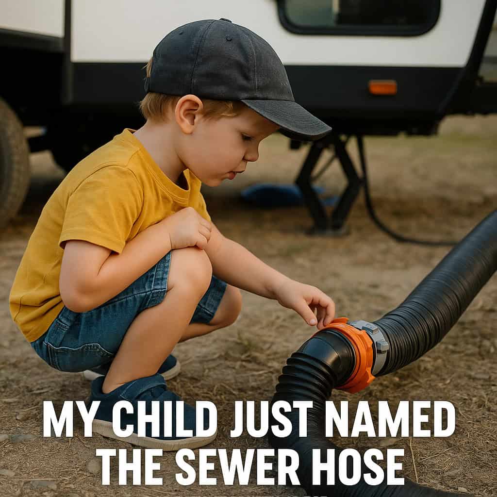My Child Just Named the Sewer Hose “Larry”