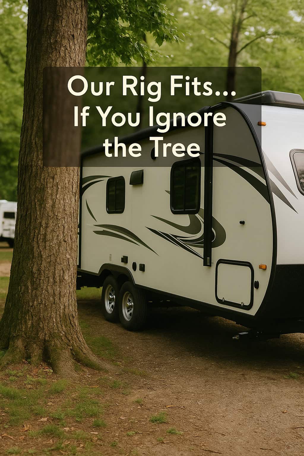 Our Rig Fits… If You Ignore the Tree