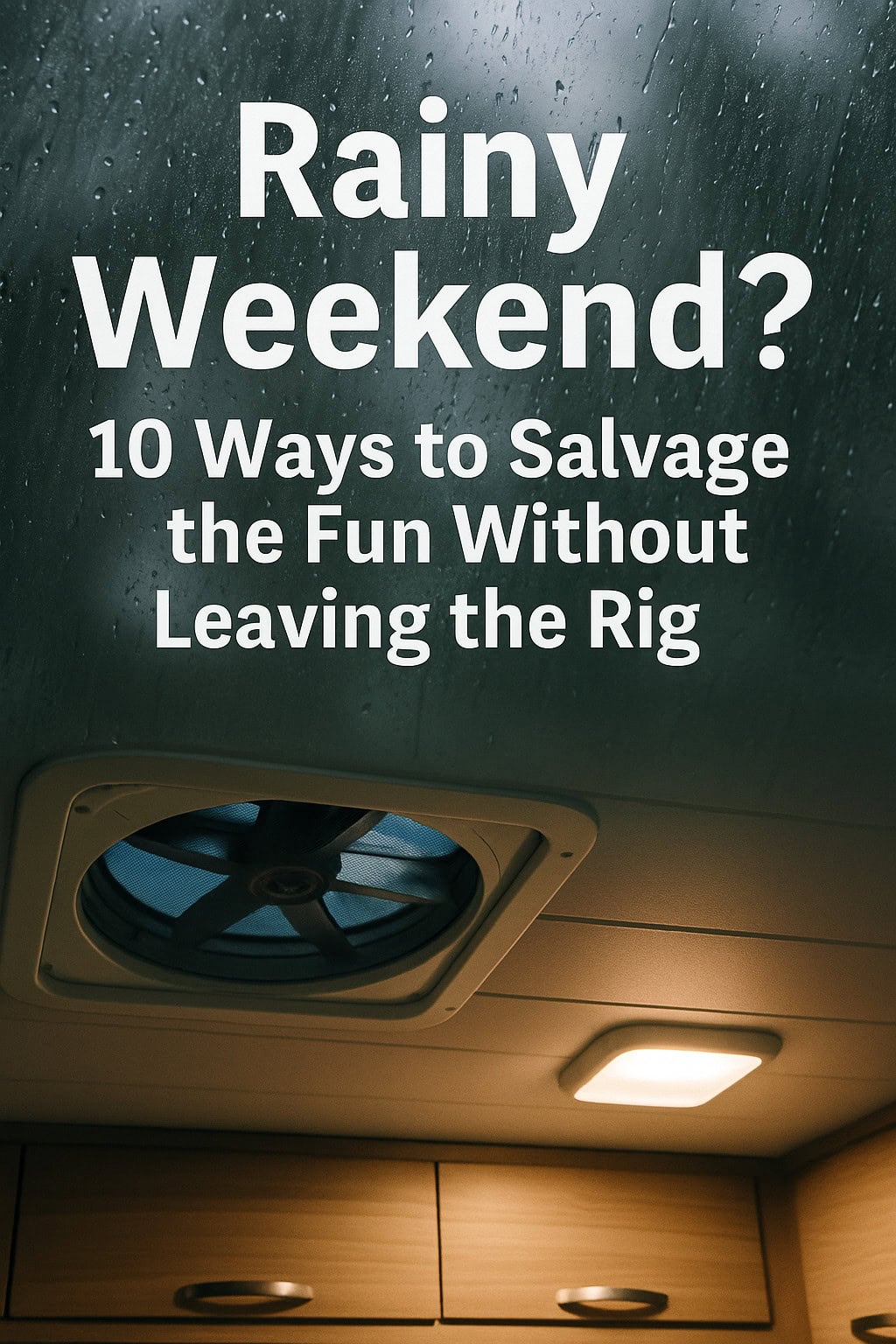 Rainy Weekend? 10 Ways to Salvage the Fun Without Leaving the Rig