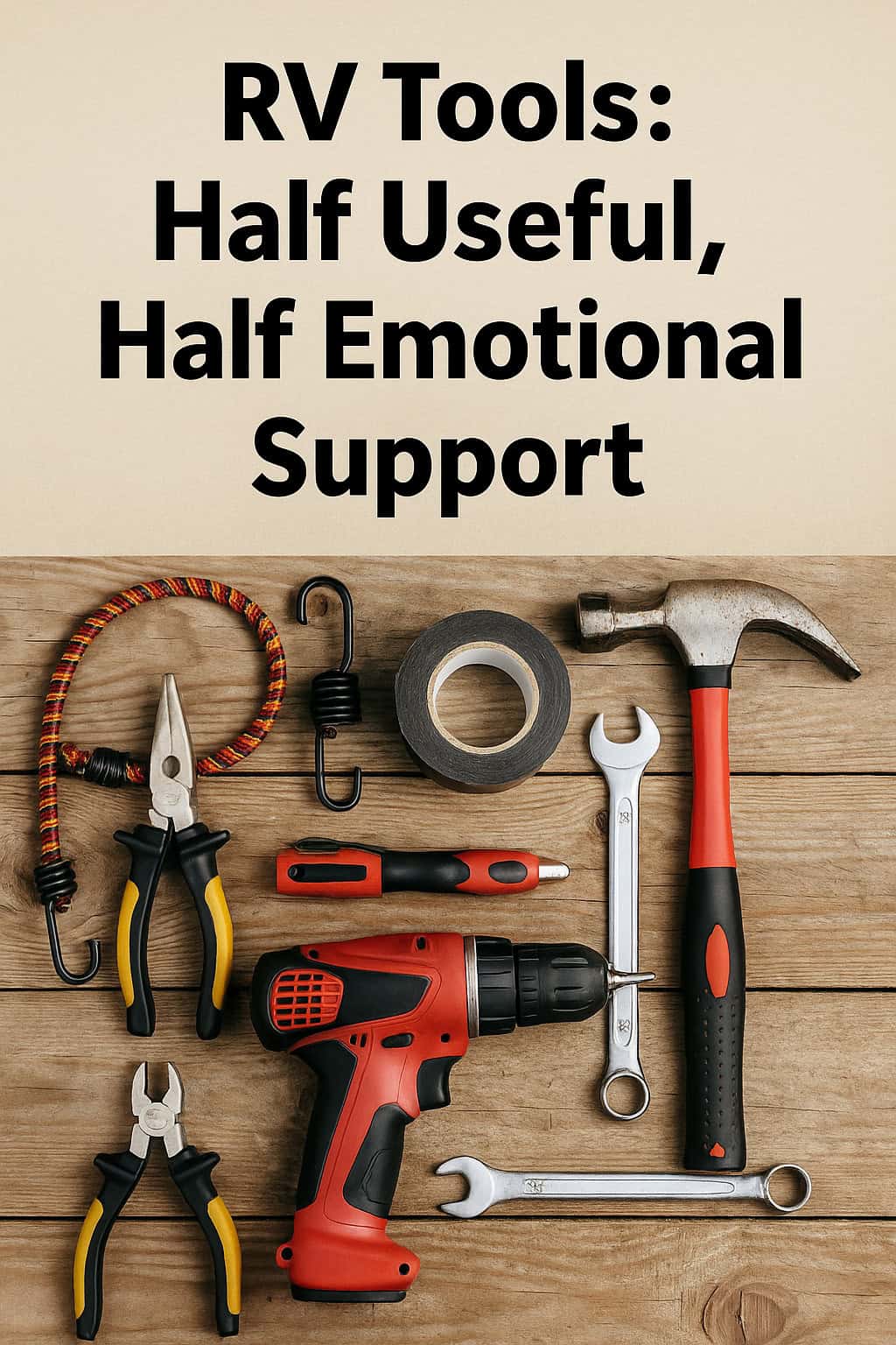RV Tools: Half Useful, Half Emotional Support