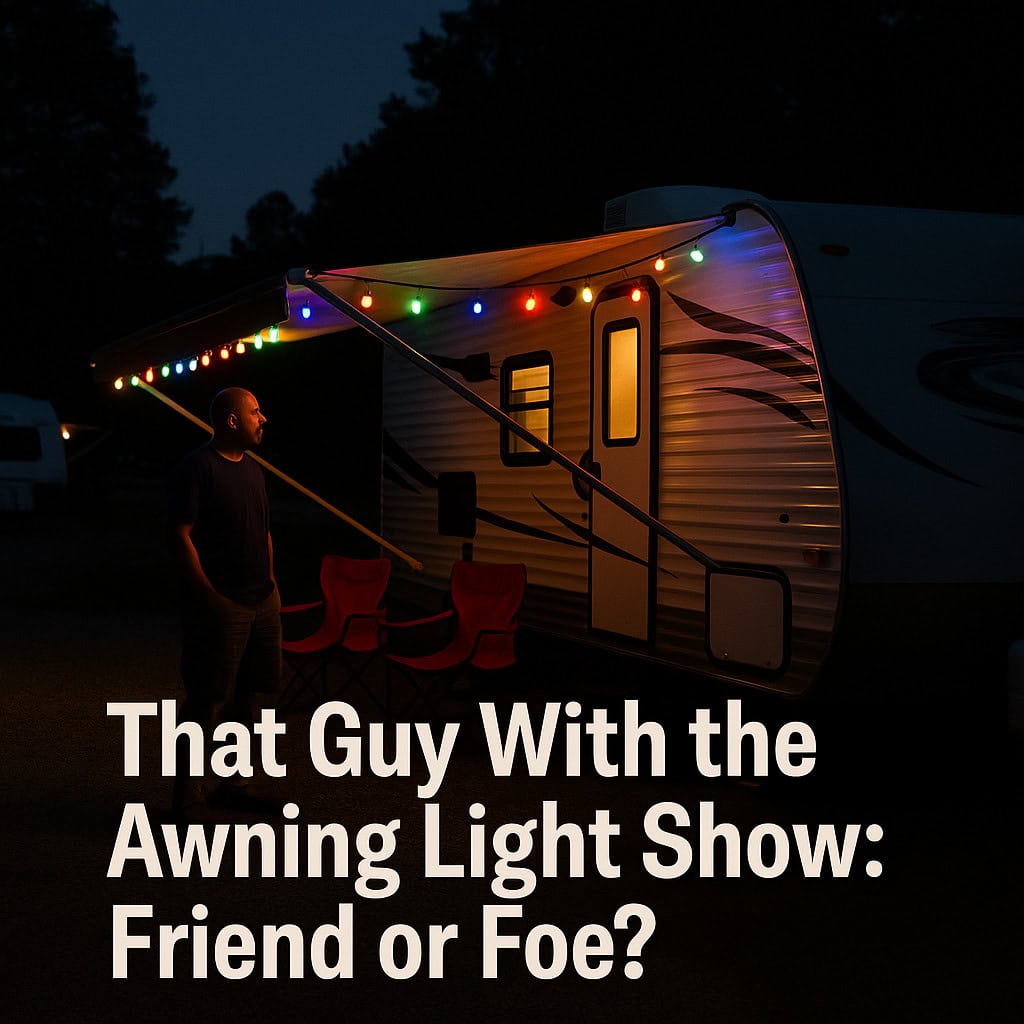 “That Guy With the Awning Light Show: Friend or Foe?”