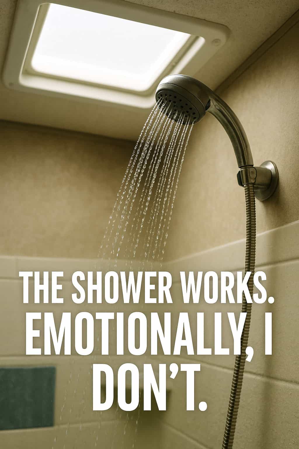 The Shower Works. Emotionally, I Don’t.