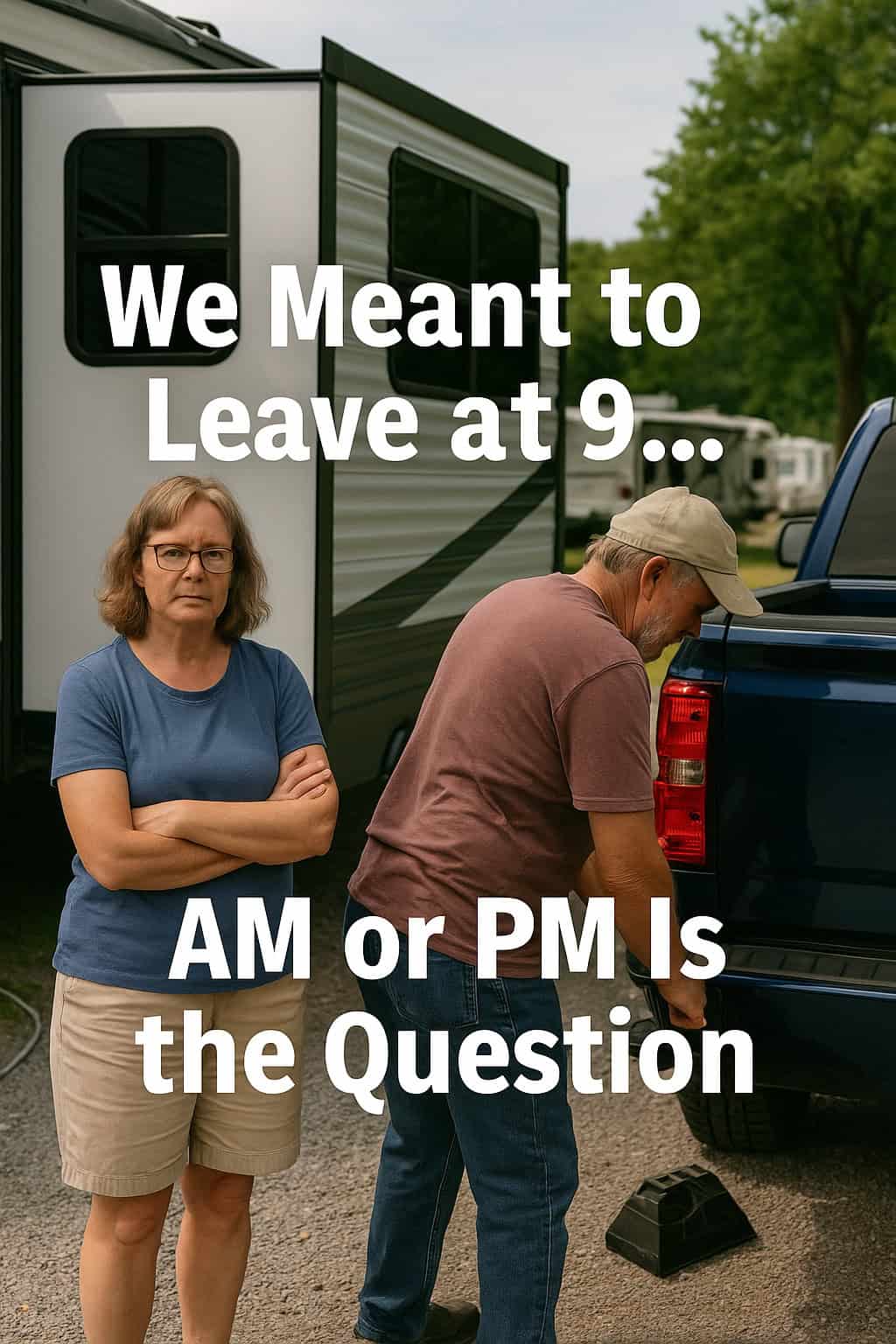 We Meant to Leave at 9… AM or PM Is the Question
