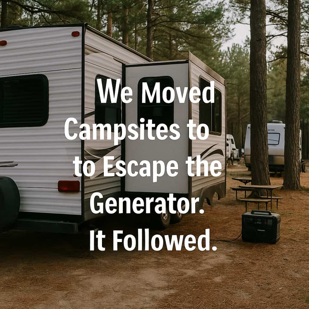 “We Moved Campsites to Escape the Generator. It Followed.”