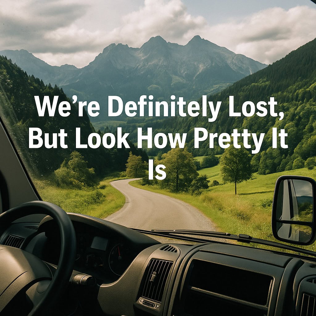 We’re Definitely Lost, But Look How Pretty It Is