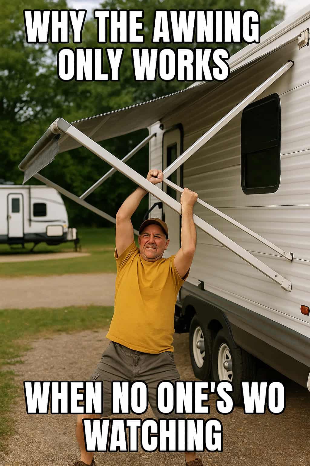 Why the Awning Only Works When No One’s Watching