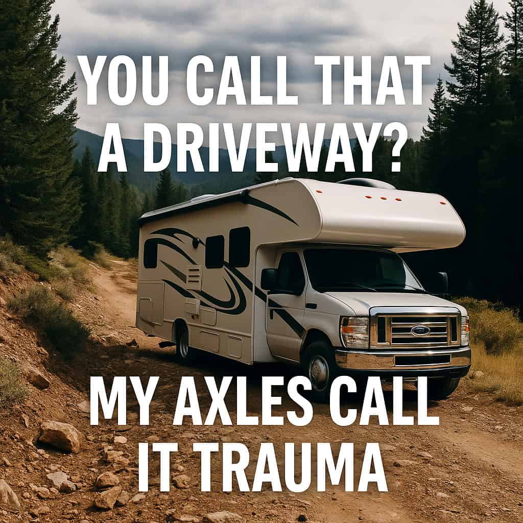 You Call That a Driveway? My Axles Call It Trauma