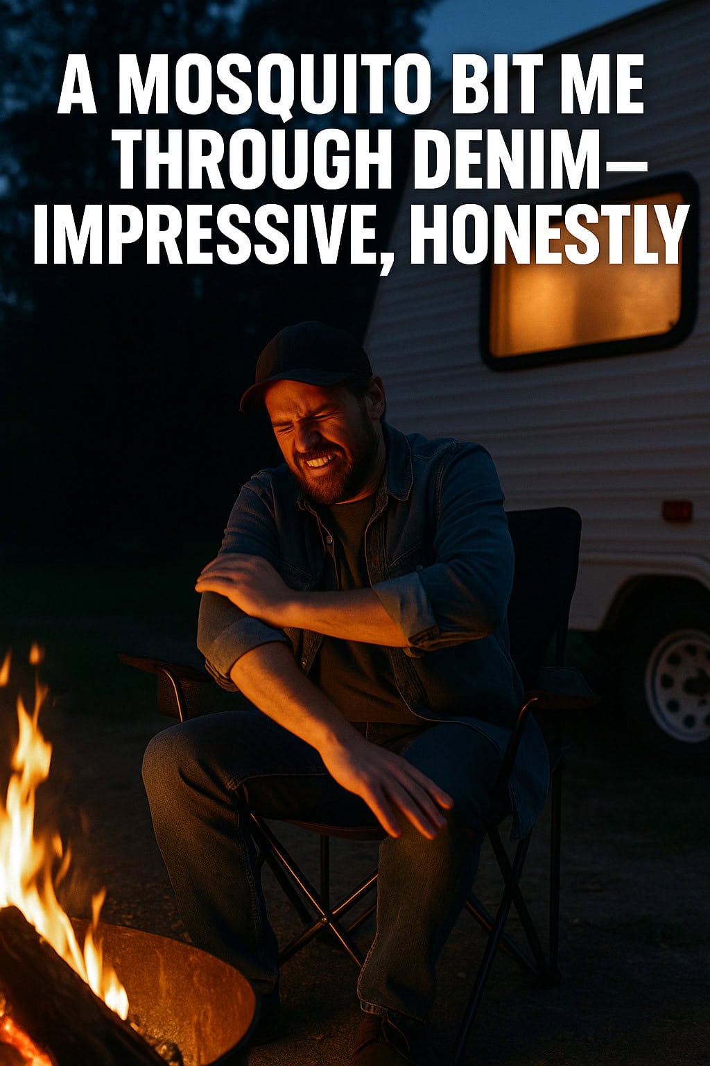 A Mosquito Bit Me Through Denim—Impressive, Honestly