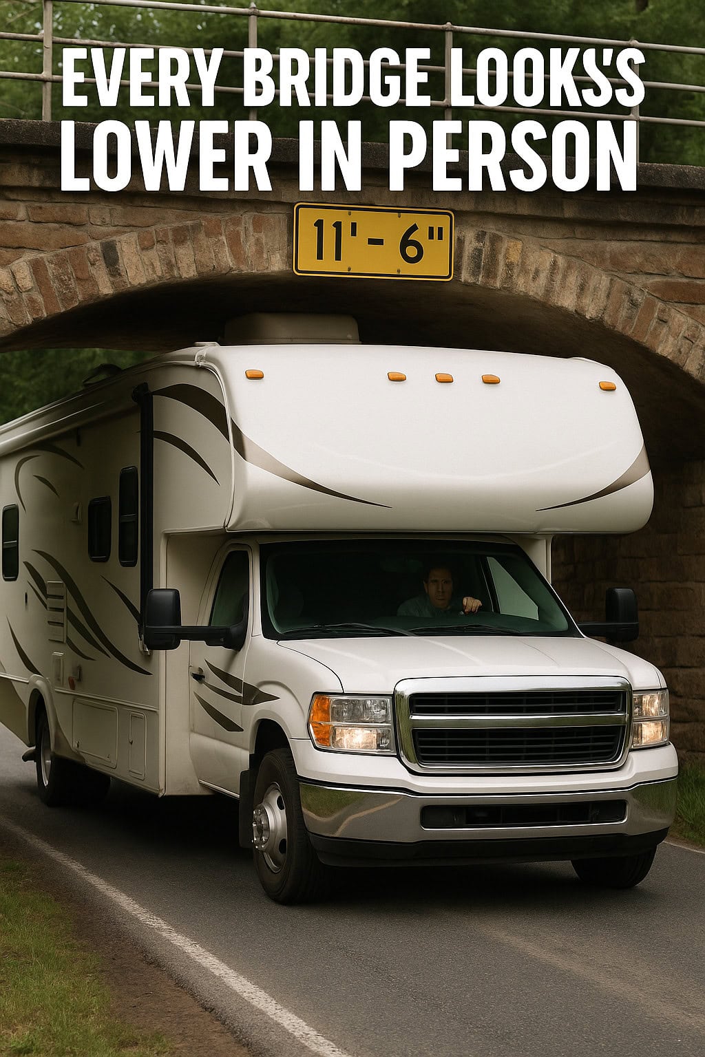 Every Bridge Looks Lower in Person