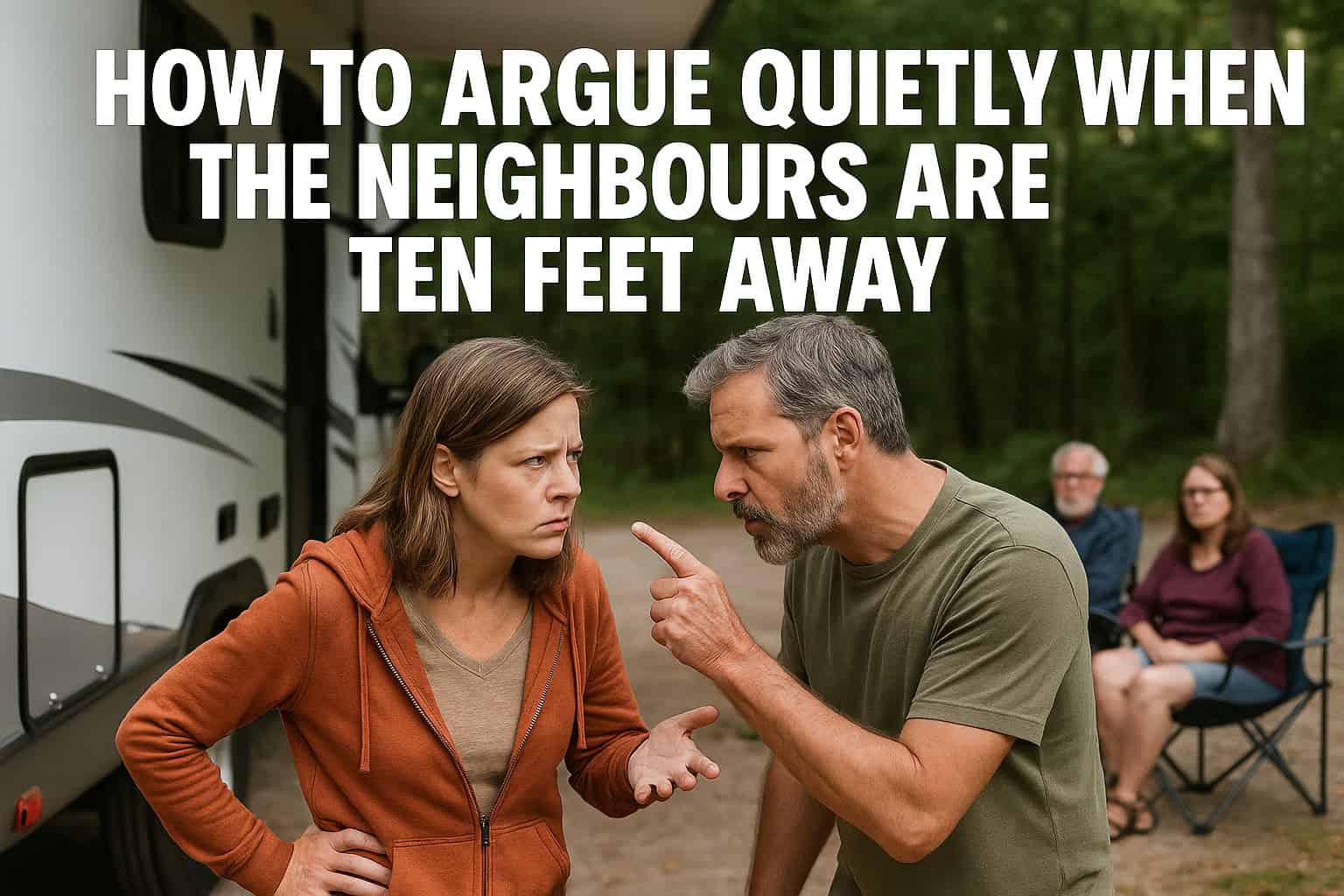 How to Argue Quietly When the Neighbors Are Ten Feet Away