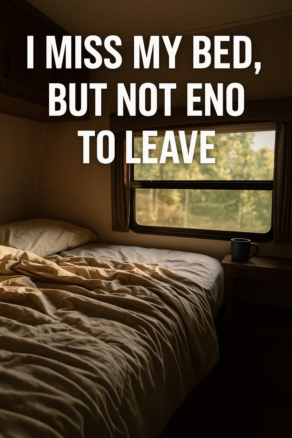 I Miss My Bed, but Not Enough to Leave