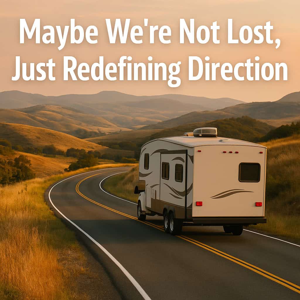 Maybe We’re Not Lost, Just Redefining Direction