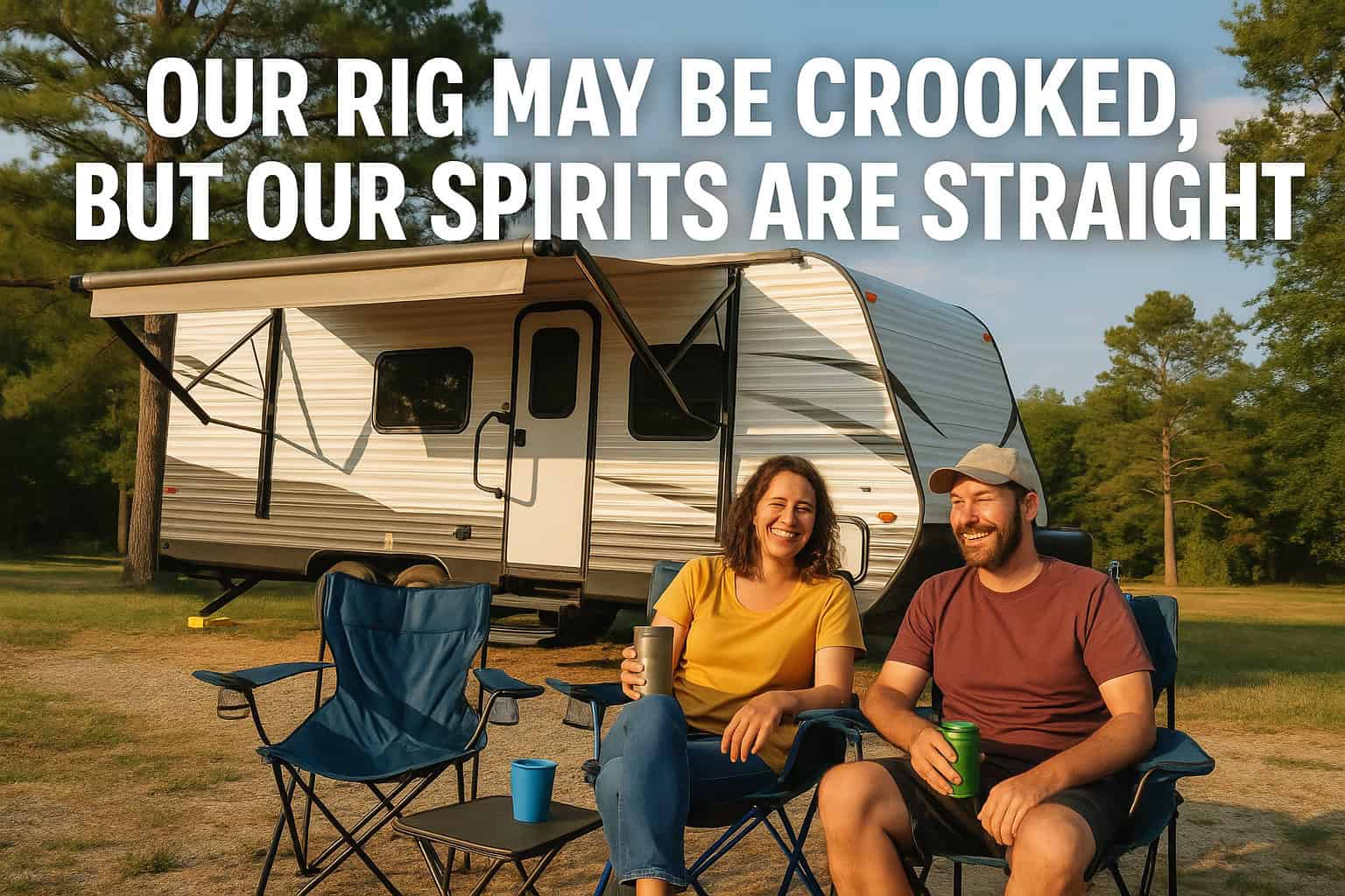 Our Rig May Be Crooked, but Our Spirits Are Straight