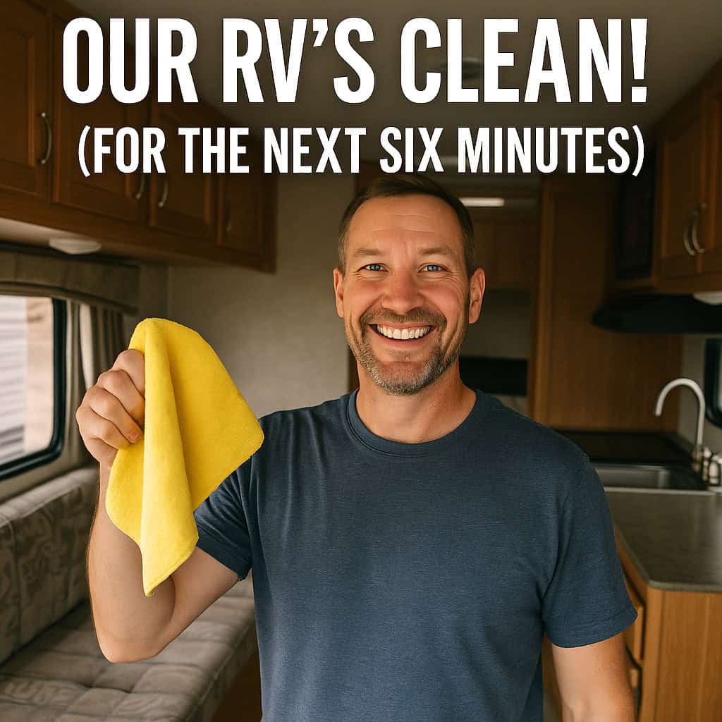 Our RV’s Clean! (For the Next Six Minutes)