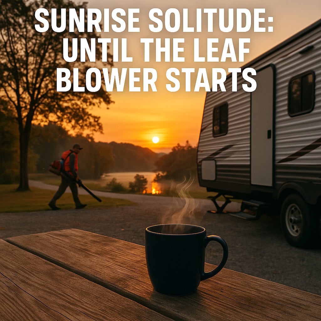 Sunrise Solitude: Until the Leaf Blower Starts