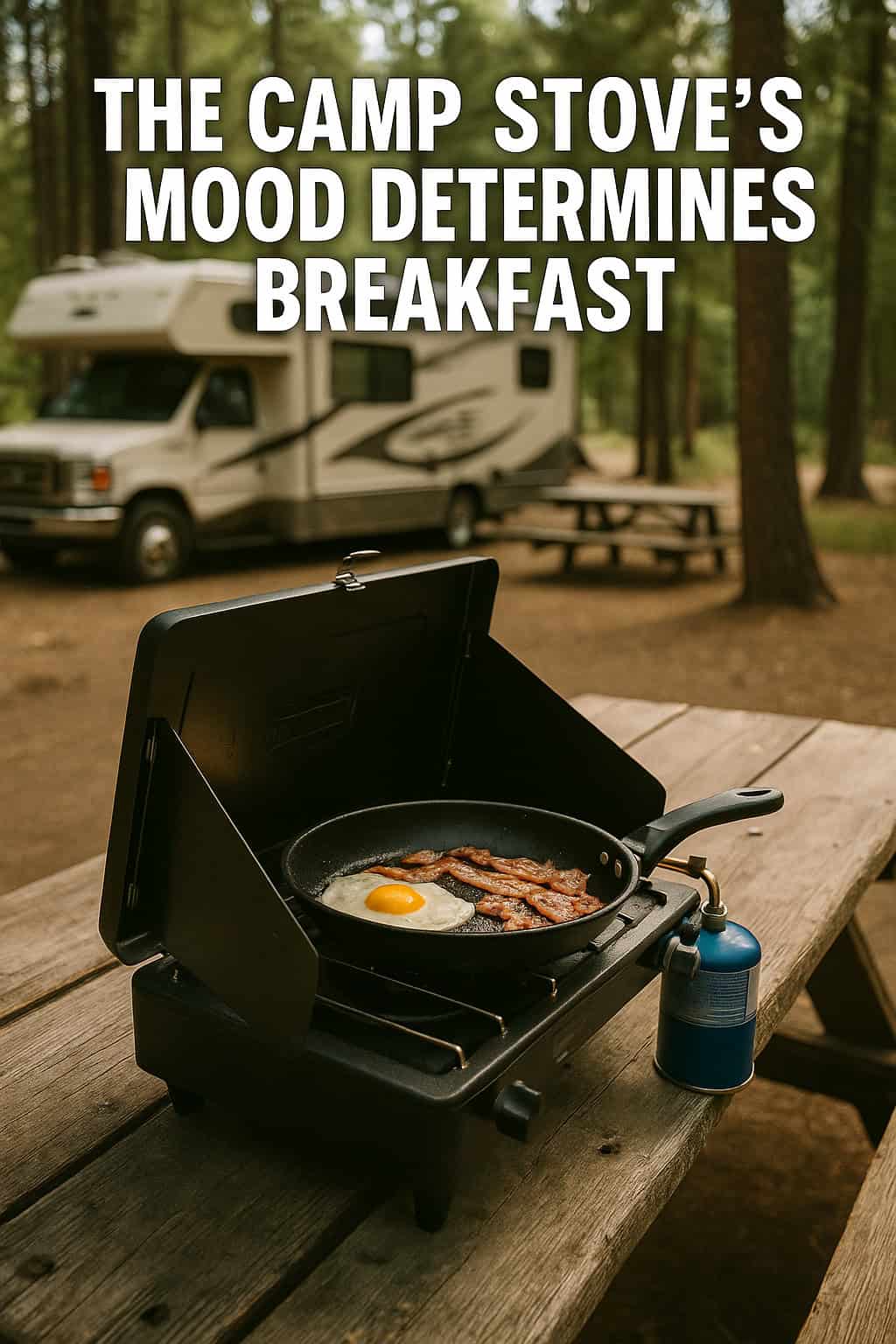 The Camp Stove’s Mood Determines Breakfast