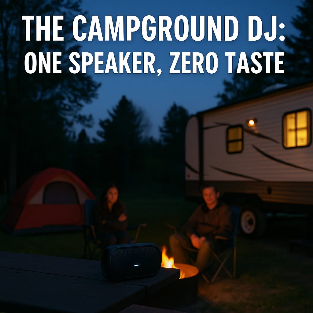 The Campground DJ: One Speaker, Zero Taste