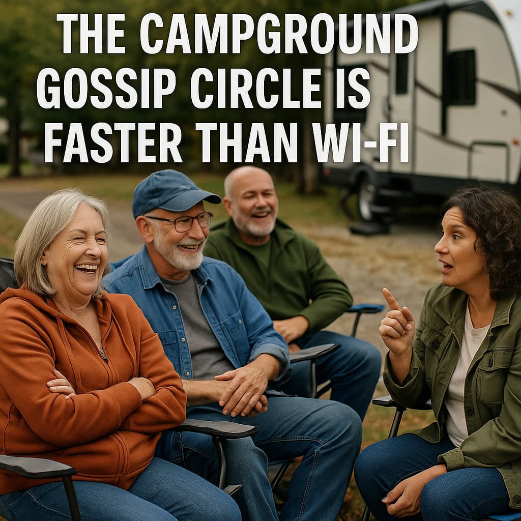 The Campground Gossip Circle Is Faster Than Wi-Fi