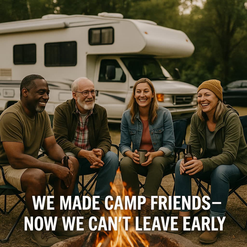 We Made Camp Friends—Now We Can’t Leave Early