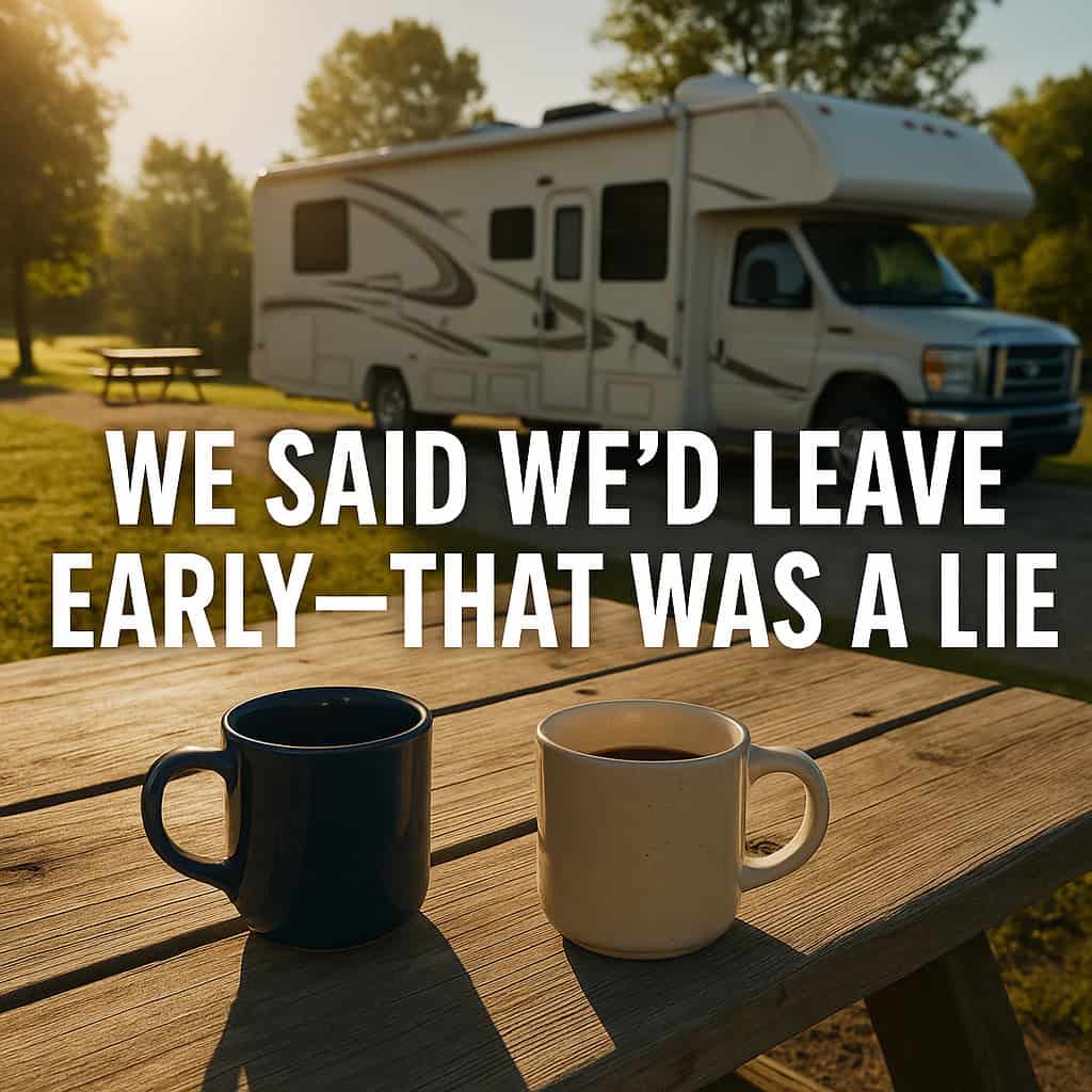 We Said We’d Leave Early—That Was a Lie