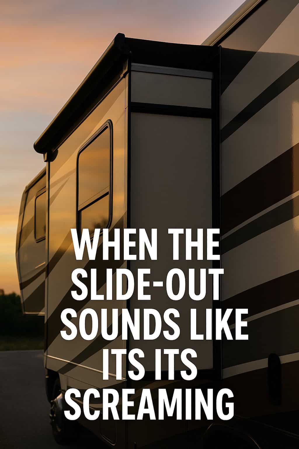 When the Slide-Out Sounds Like It’s Screaming