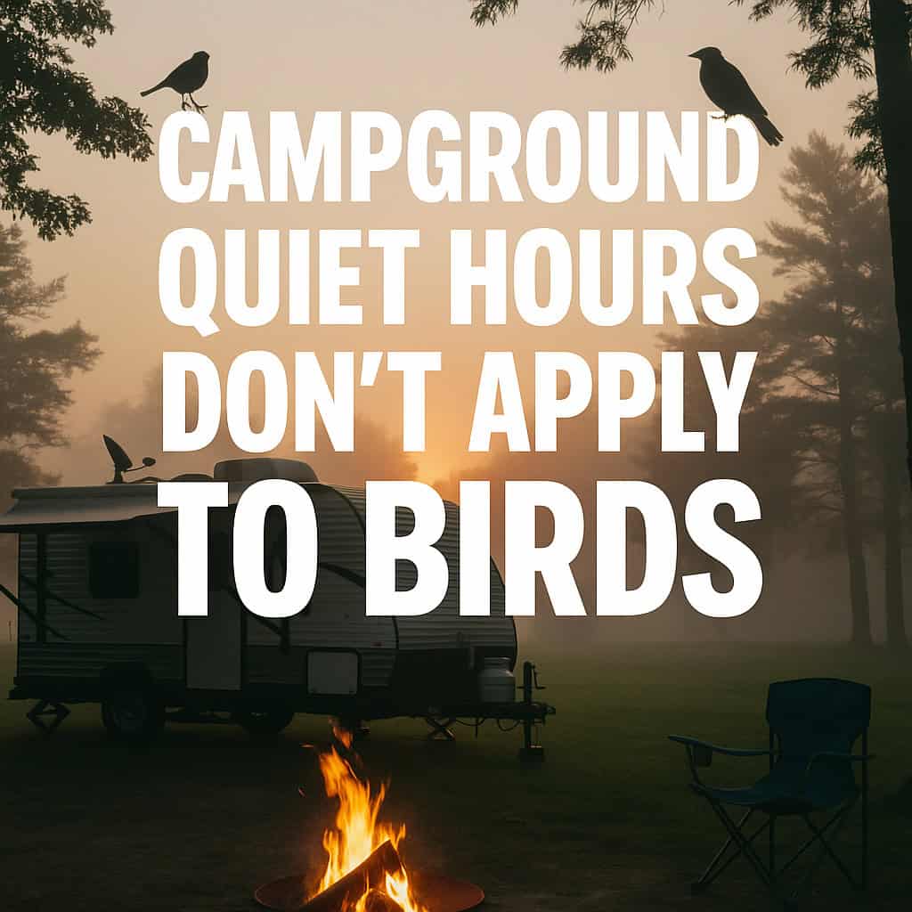 Campground Quiet Hours Don’t Apply to Birds.