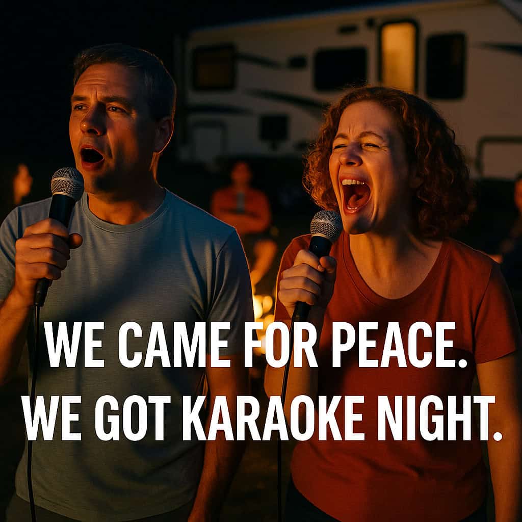 We Came for Peace. We Got Karaoke Night.