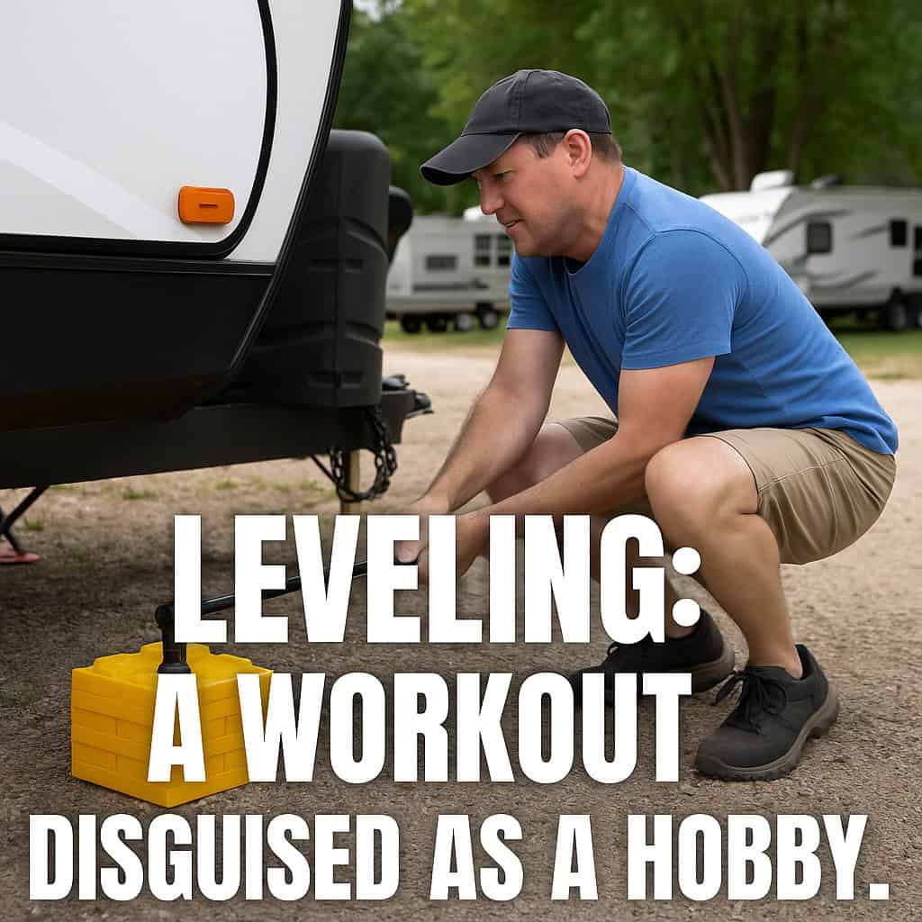 Leveling: A Workout Disguised as a Hobby.