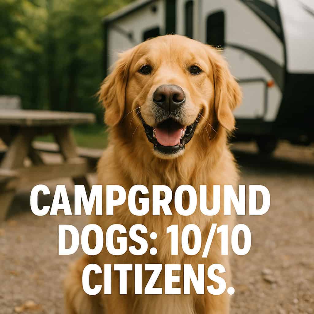 Campground Dogs: 10/10 Citizens.