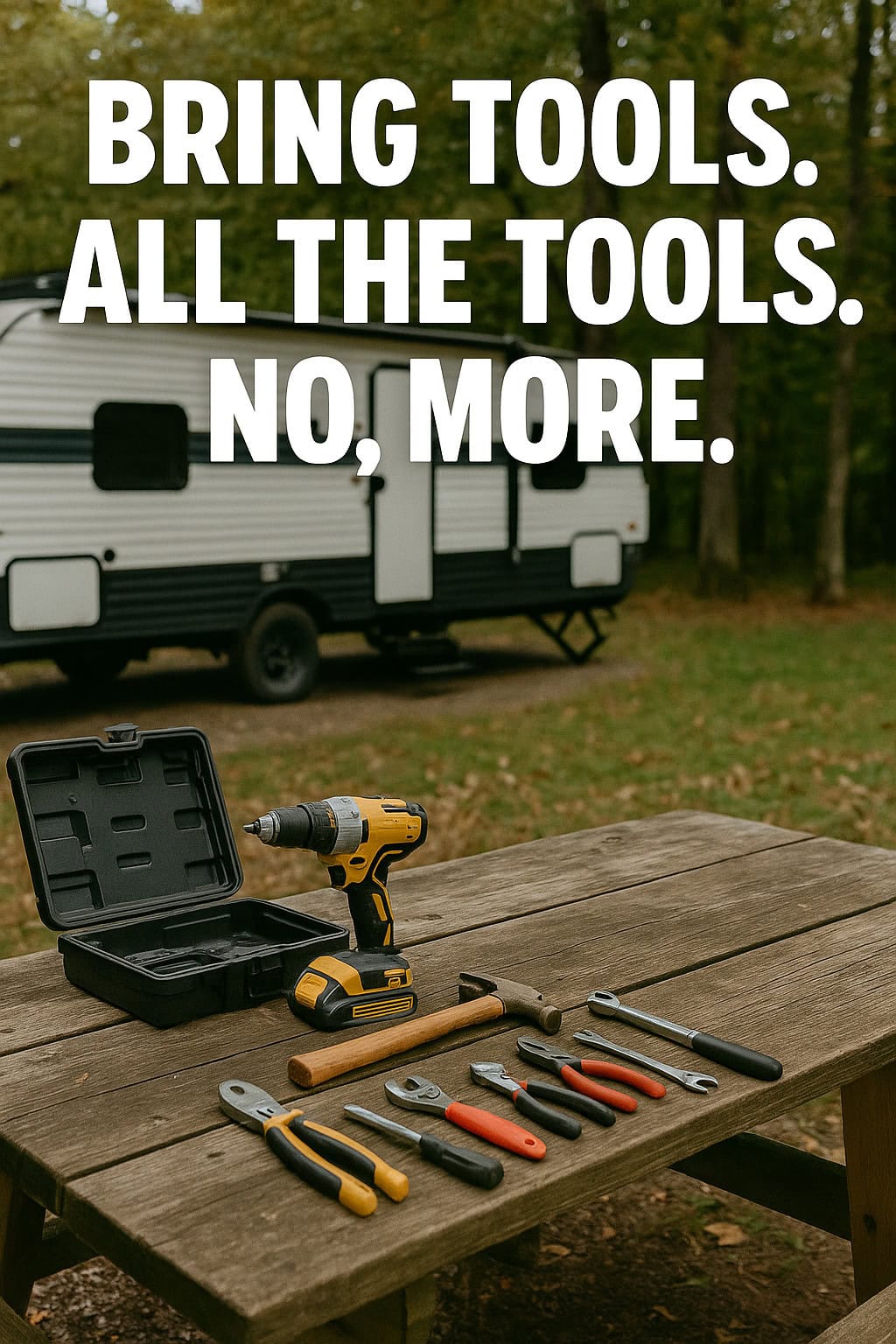 Bring Tools. All the Tools. No, More.
