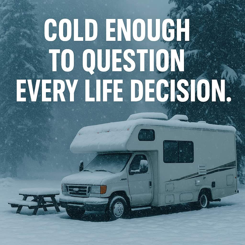 Cold Enough to Question Every Life Decision.