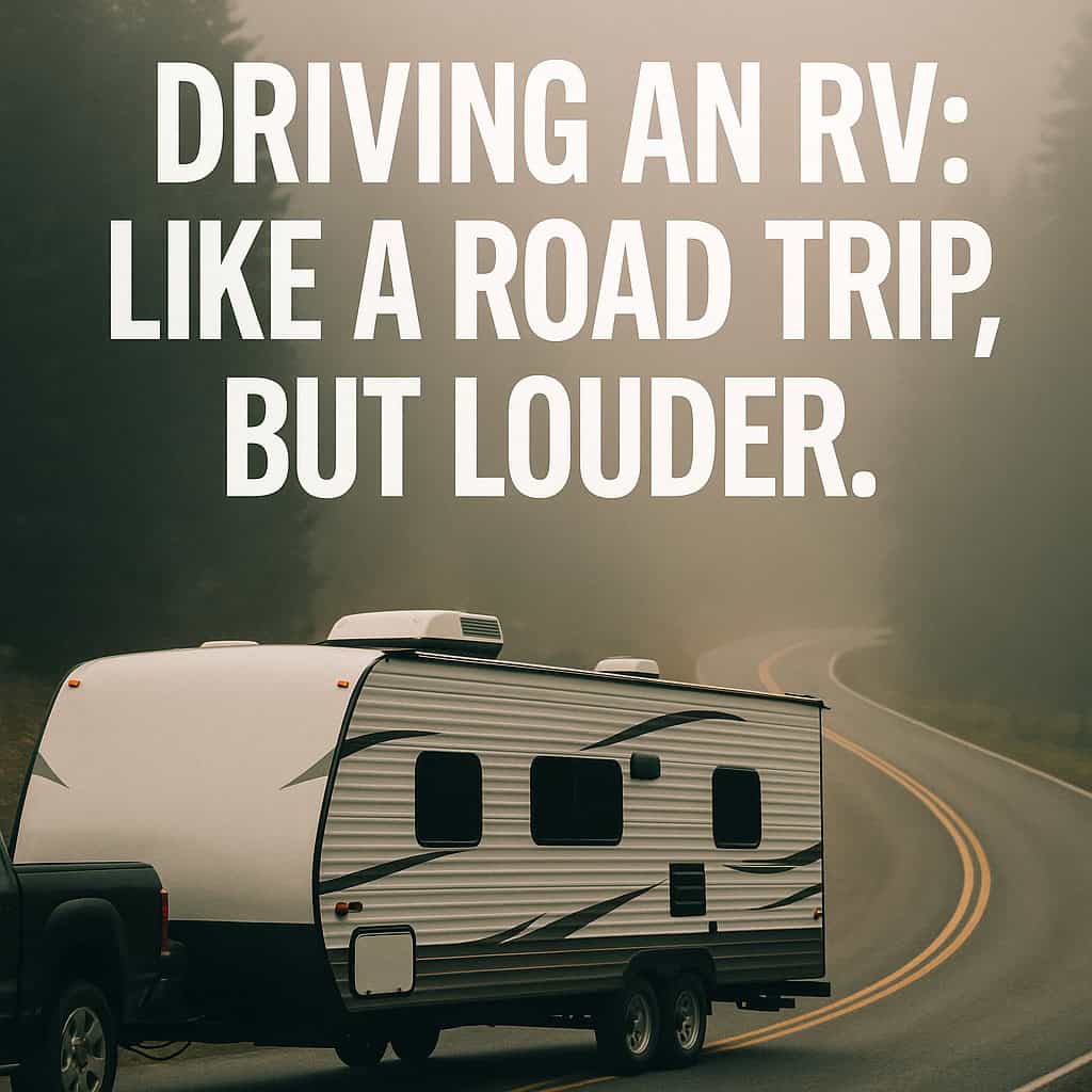 Driving an RV: Like a Road Trip, But Louder.