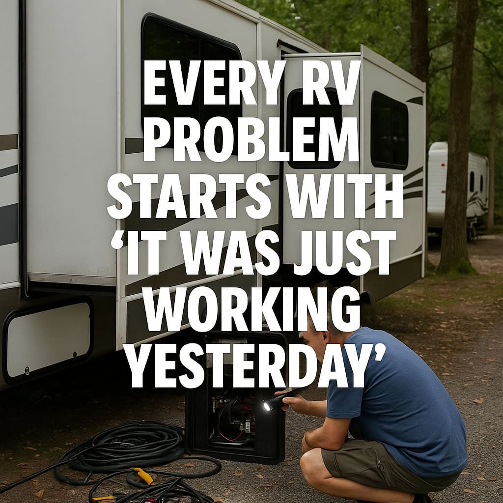 Every RV Problem Starts With “It Was Just Working Yesterday.”